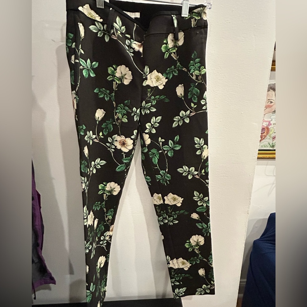 H&M Women’s Floral Slacks SZ 8 NWT